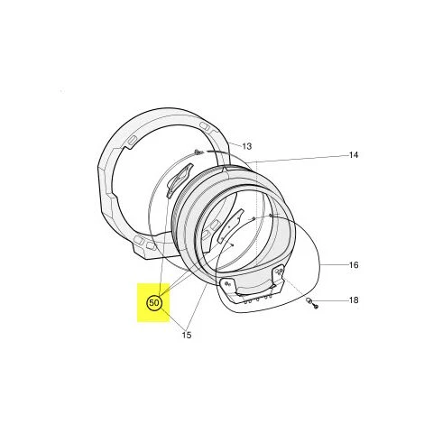 ARISTON THERMO ECARTE LINGE KIT+VIS(SANS MANCHETTE) POUR LAVE LINGE ARISTON - C00117440 4 ARISTON THERMO ECARTE LINGE KIT+VIS(SANS MANCHETTE) POUR LAVE LINGE ARISTON - C00117440 – Image 2
