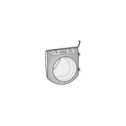 ARISTON THERMO PORTE DE HUBLOT COMPLETE POUR LAVE LINGE ARISTON - C00266168