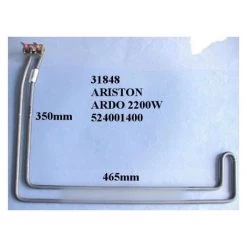 ARISTON THERMO Thermoplongeur L.v. 2200w - 230v Pour Lave Vaisselle ARISTON