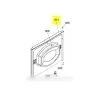 ARISTON THERMO Porte Hublot Pour Sèche Linge ARISTON -ARISTON THERMO Soldes 17498514 1