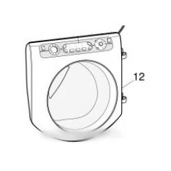 ARISTON THERMO HUBLOT COMPLET NEW AQL POUR LAVE LINGE ARIS