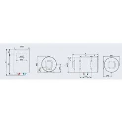 ARISTON THERMO Chauffe-eau électrique Mural à Accumulation Ariston PRO1 ECO 100 V Vertical | Blanc -ARISTON THERMO Soldes 32306651 3