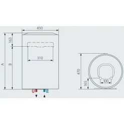 ARISTON THERMO Chauffe-eau électrique à Accumulation Ariston LYDOS PLUS 50 Lt | Blanc 7 ARISTON THERMO Chauffe-eau électrique à Accumulation Ariston LYDOS PLUS 50 Lt | Blanc -ARISTON THERMO Soldes 32306655 3