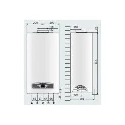 ARISTON THERMO Chaudière Murale Compacte Ariston CARES X CF 24 Conventionnelle à Chambre Ouverte | Blanc -ARISTON THERMO Soldes 32350285 4