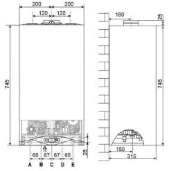 ARISTON THERMO Chaudière à Condensation Ariston CARES Premium 30 | Blanc -ARISTON THERMO Soldes 32391440 4