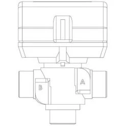 ARISTON THERMO Vanne 3 Voies Ariston Compatible Avec Les Systèmes Chaud/froid Et ACS | Laiton