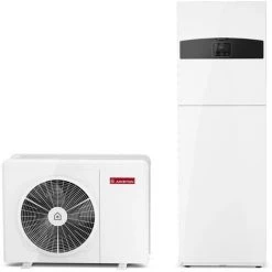 ARISTON THERMO Pompe à Chaleur Connecté Air / Eau Monobloc Nimbus Compact M Avec Appoint électrique Ariston 3,5 KW Monophasé