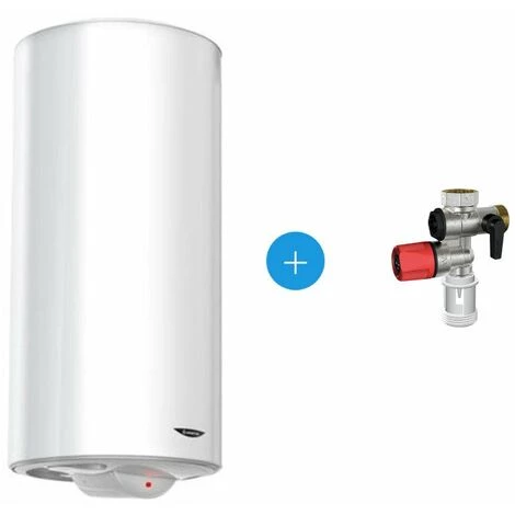 ARISTON THERMO Ariston Sageo Chauffe-eau électrique Vertical 56x128cm, Capacité 200L, Blanc + Groupe De Sécurité Raccordement Femelle Ø 3/4” 3 ARISTON THERMO Ariston Sageo Chauffe-eau électrique Vertical 56x128cm, Capacité 200L, Blanc + Groupe De Sécurité Raccordement Femelle Ø 3/4”