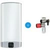 ARISTON THERMO Ariston VELIS EVO Chauffe-eau électrique Plat 80L, 1500W, Classe énergétique B, Blanc + Groupe De Sécurité Raccordement Femelle Ø 3/4” -ARISTON THERMO Soldes 60469466 1