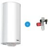 ARISTON THERMO Ariston Sageo Chauffe-eau électrique Vertical 56x128cm, Capacité 200L, Blanc + Groupe De Sécurité Raccordement Femelle Ø 3/4” -ARISTON THERMO Soldes 60565128 1