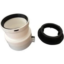 ARISTON THERMO Adaptateur Système Condensation Diamètre 60/100-80 Déplié