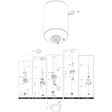 Résistance Céramique 1200W Ø52 Lg 250 Mono Réf. 60000676 ARISTON THERMO, Résistance Stéatite, Céramique, 1200, 52 Mm, 1200, W, 230 Mono 4 Résistance Céramique 1200W Ø52 Lg 250 Mono Réf. 60000676 ARISTON THERMO, Résistance Stéatite, Céramique, 1200, 52 Mm, 1200, W, 230 Mono – Image 2